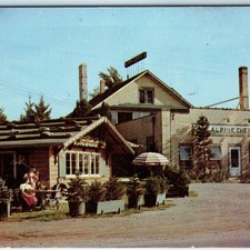 c1950s Wilmot, OH Alpine Cheese Factory Alpa Chalet Snack Shop Swiss Chrome A332