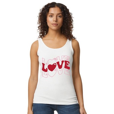 Liebe Damen Trägershirt Tank Top Valentinstag Retro Liebe Geschenk für Sie