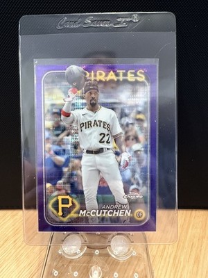2024 Topps Chrome - Andrew McCutchen #124 Purple Sonar Refractor /275
