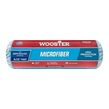 Wooster R524-9 Microfiber Fabric Paint Roller Cover 9 x 9/16 Nap in.