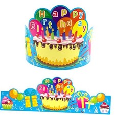Birthday Crowns for Kids Family Birthday Classroom School VBS Party Supplies