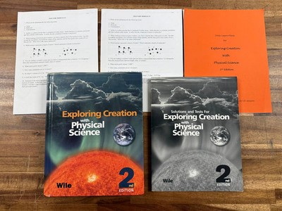 Exploring Creation w Physical Science 2nd Ed SET of 5 (VG)
