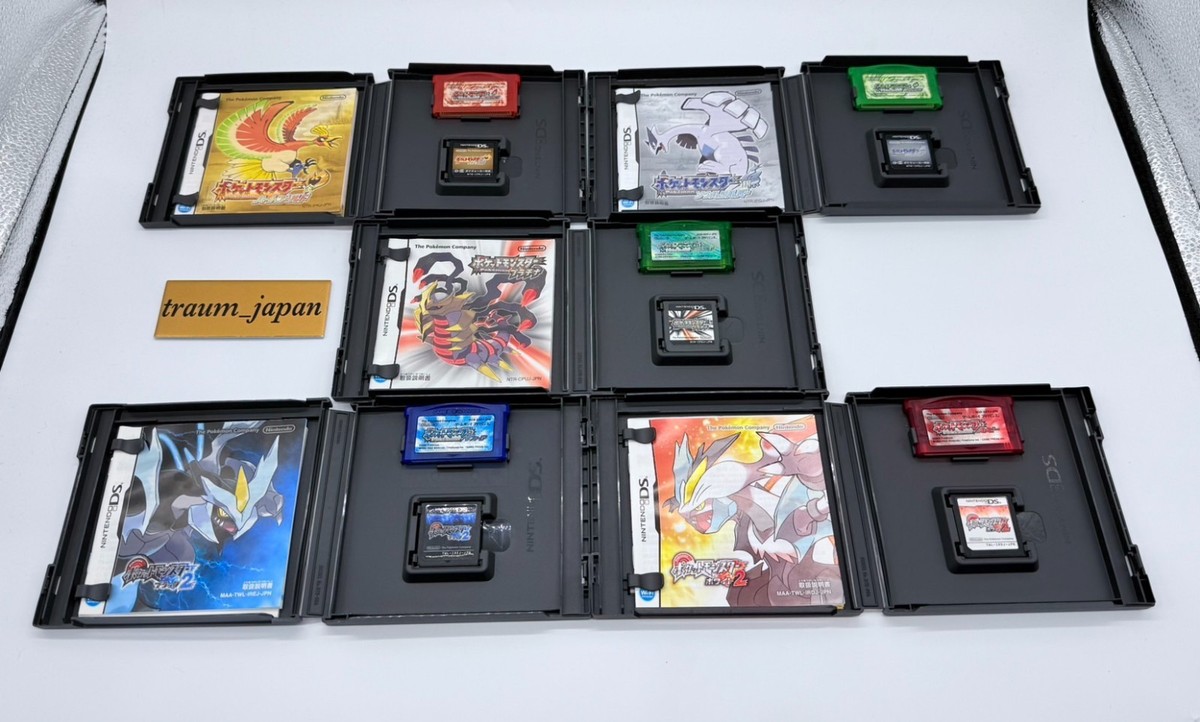 Pokemon 5 types of Nintendo DS and 5 types of GameBoy Advance 10