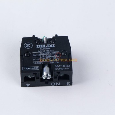 10pcs New Delixi button switch base LAY5s-BE101 #md