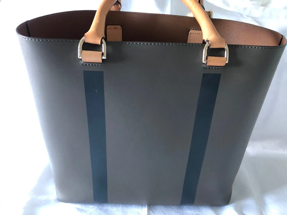OROTON Sydney Tote in dark olive/macron - Image 2 of 4