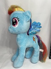 2015 Ty My Little Pony Sparkle Rainbow Dash 16  Plush Stuffed Animal Toy MLP GUC