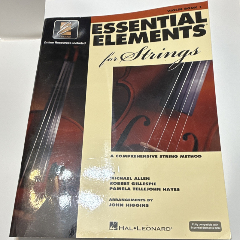 Hal Leonard Essential Elements for Strings Violin Book 1 Beginner Illustrated