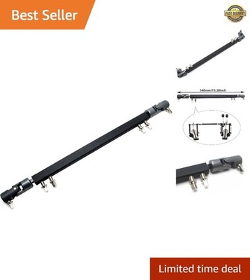 High-Grade Black Steel Drive Shaft for Enhanced Double Kick Pedal Performance