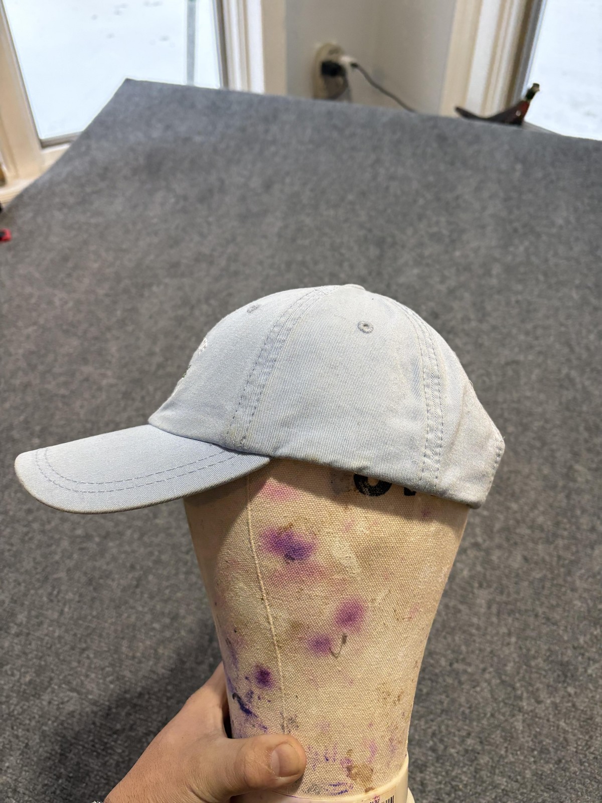 Lacoste Hat Cap Strap Back One Size Light Blue Since 1933 Baseball Logo Mens thumbnail 2