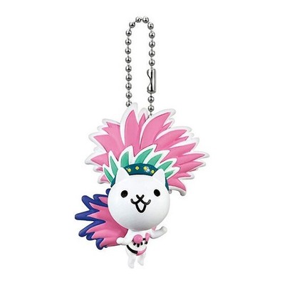 # Capsule Toy: The Battle Cats Mascot Keychain Samba - K3995