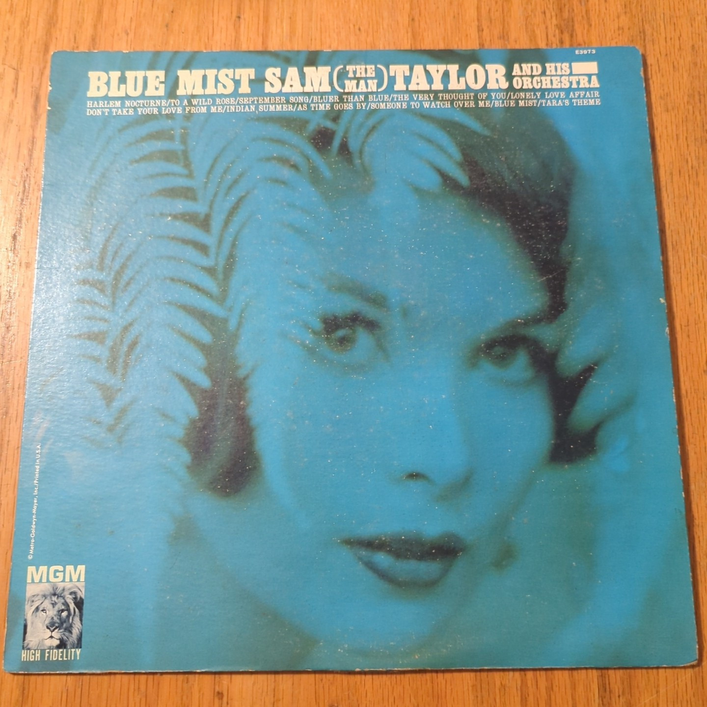 Sam (The Man) Taylor- Blue Mist 1961 E3973 Vinyl 12''