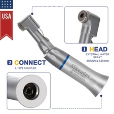 Dental Slow Low Speed Contra Angle Handpiece Latch Bur E-Type ASkeadnt AS