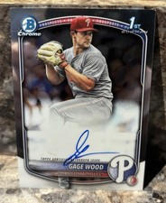 2025 Bowman Draft - Chrome Prospect Autographs Gage Wood #CPA-GW (AU, RC)