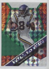 2020 Panini Mosaic Will to Win Green Mosaic Prizm Randy Moss #WW20 HOF 0c2