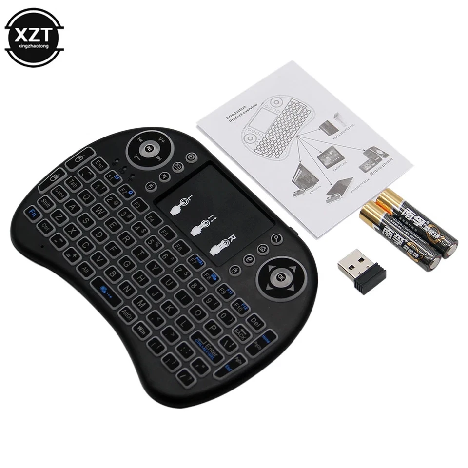 Mini Teclado Inalámbrico Portátil Panel Táctil para Android Smart TV Box PC Laptop - Imagen 3 de 4