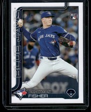 2025 Topps Update #US89 Braydon Fisher BLUE JAYS ROOKIE CARD. rookie card picture