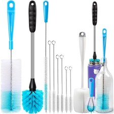 Bottle Brush Tube Cleaning Lab Set with Long Handle, Cup Cleaner for Washing