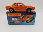 Lesney Matchbox BMW 3.0 CSL No 45 Superfast J Box Orange England
