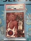 1993 Fleer Basketball Michael Jordan Sharpshooter card# 3 graded PSA 8 NM-MT
