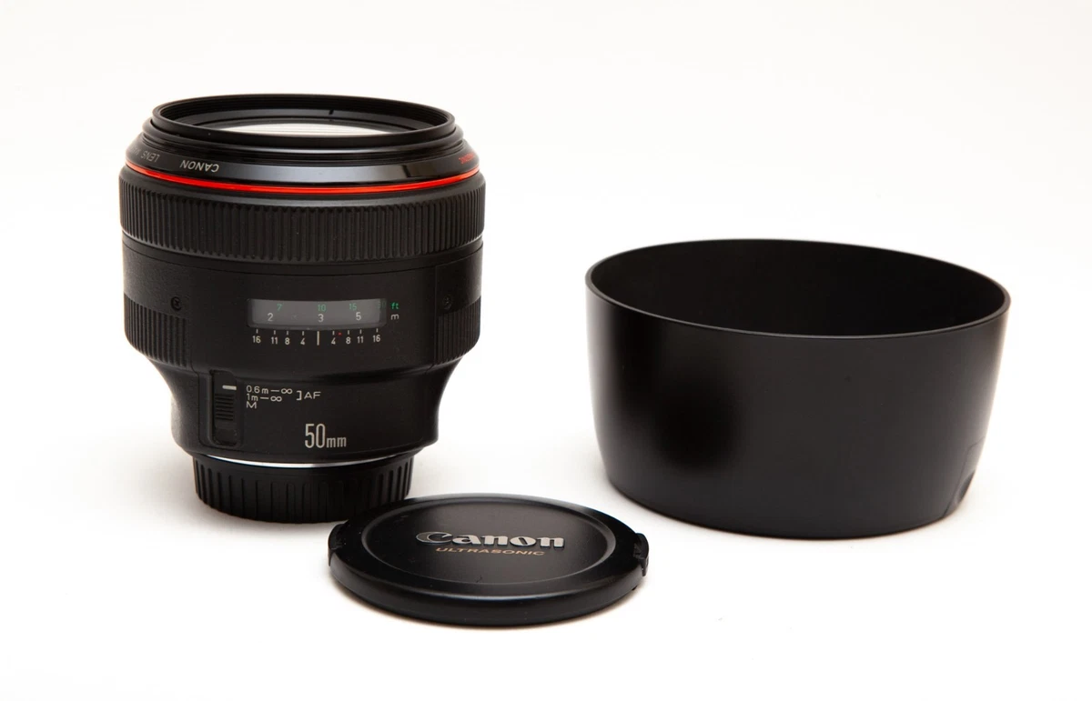 Canon EF Camera Lenses 50mm Focal f/1 Maximum Aperture for sale - eBay