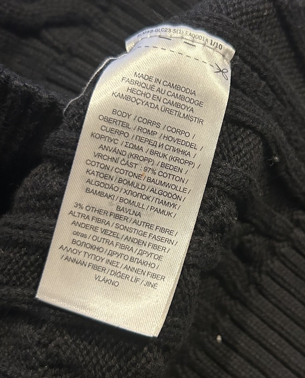 Lauren Ralph Lauren Womens Shawl Collar Sweater Dress Black Size M Fitted Preppy thumbnail 6