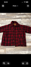 Woolrich Buffalo Plaid Wool Vintage Jacket size XL Men s