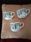 Lenox Casual Images Summer Terrace Flat Cup Mug Set of 3   3.75" x 3" — photo 1