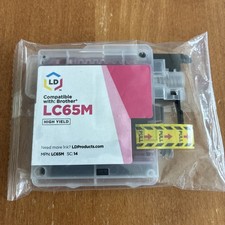 LD LC65M LC65 Magenta Ink Cartridge for Brother MFC-5890CN MFC-5895cw MFC-6490CW