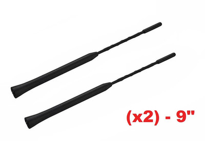 9'' 2-pack Fuba AM/FM/XM/CB Mast Antennas for Honda Goldwing GL1800 2001-2018 New