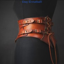Vintage Steampunk Medieval European Knight Belt for Cosplay Costume