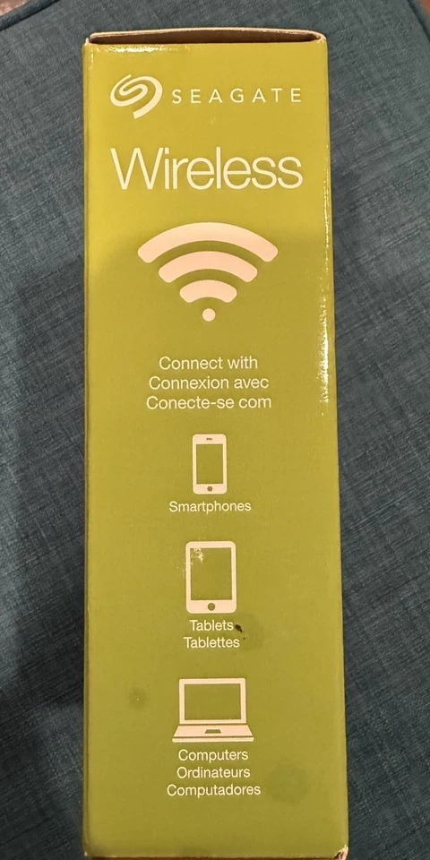 Seagate Wireless Mobile Storage 500GB - WiFi Portable Hard Drive (Green) Sealed - Image 2 of 4