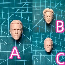 1/6 1/18 Ryan Reynolds Male Head Sculpt Carved Model Toys