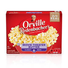 Orville Redenbacher  S Microwave Popcorn, Movie Theater Butter Flavor, 3G Fiber p