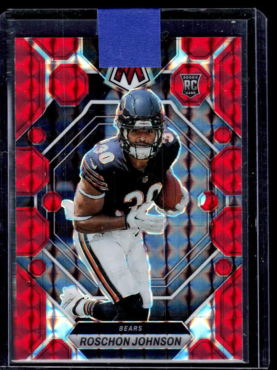 2023 Panini Mosaic #359 Roschon Johnson Red Mosaic