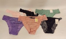 NWT Womens Auden Lot of 5 Bikini  Thong Panties Underwear Sz M 8-10 