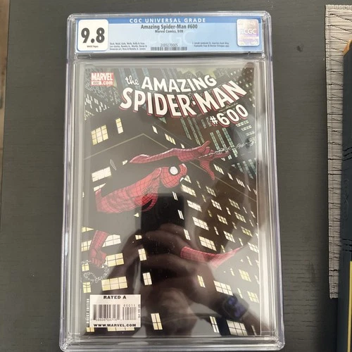 The Amazing Spider-Man #600 (2009) CGC 9.8 White Pages