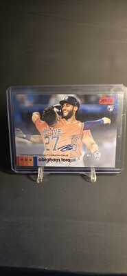 2020 Topps Stadium Club - Autographs Abraham Toro #AAT Red /50 (AU, RC)