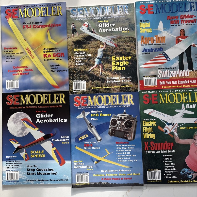 S&E Modeler Magazine 2002, 6 Issues