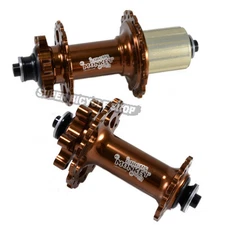 Circus Monkey HDW2 MTB Disc Hubs,28 Hole,1 Pair,Brown