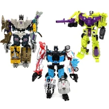 HZX Transform Robot Action Figure Model 6 In 1 IDW Deformabl Combiner Car Toy