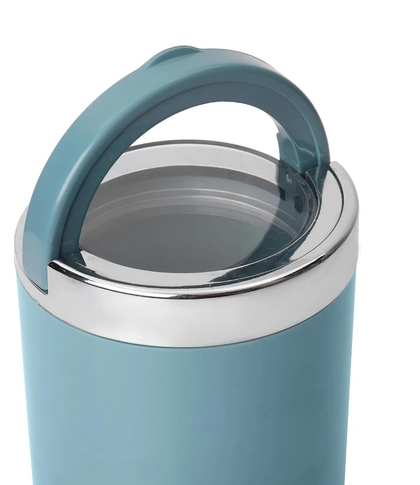 Пластиковый контейнер без бисфенола А для сахара чая кофе | набор из 3 (прозрачная крышка, синий) - Изображение 3 из 4