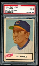 1954 Dan-Dee Potato Chips Al Lopez - PSA 5