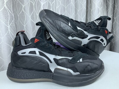 ALMOST PRISTINE Adidas ZoneBoost BASKETBALL Shoes Black Men s Sz 9 EG5760 