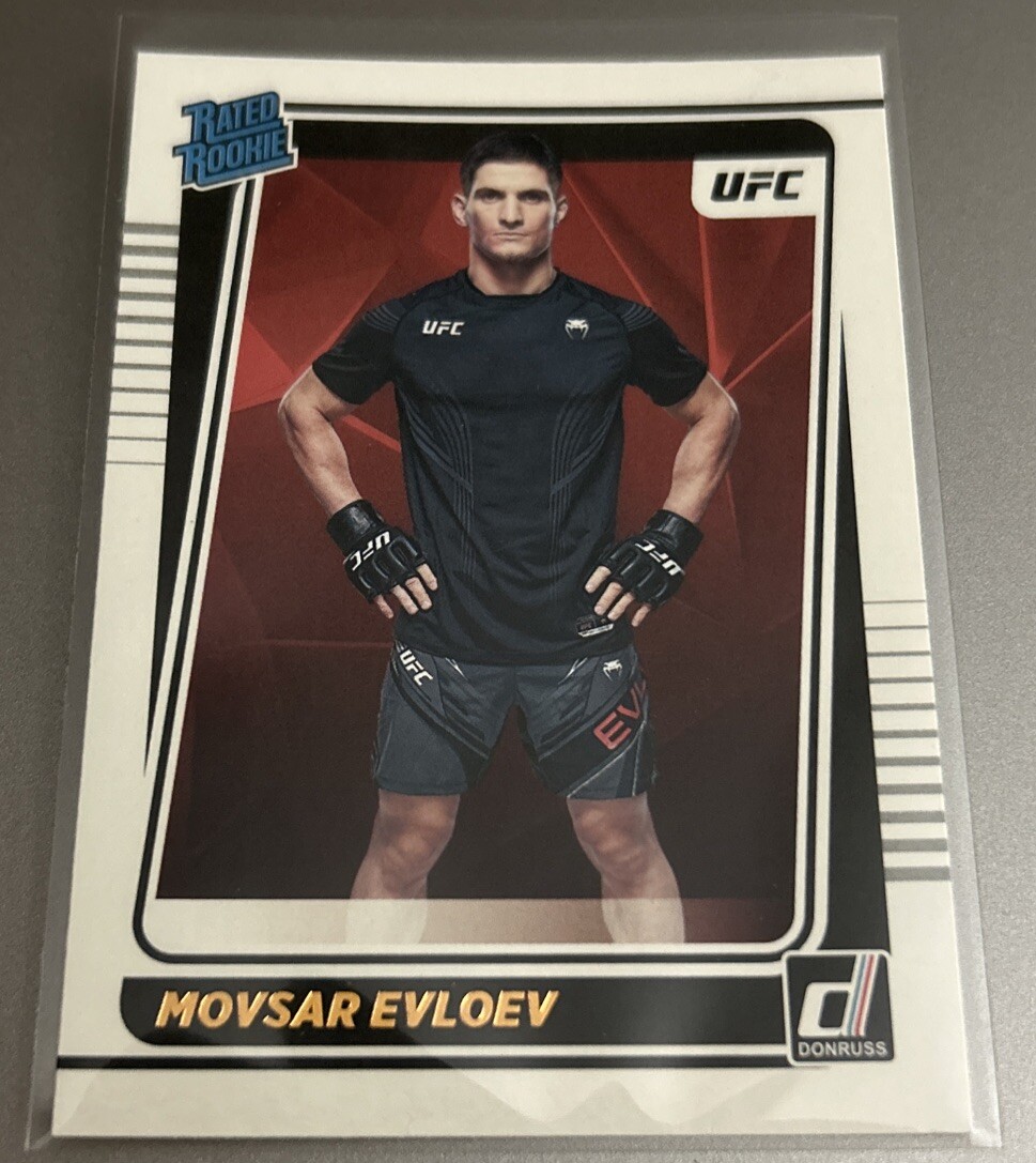 2022 Donruss UFC Movsar Evloev Rated Rookie #218 Featherweight