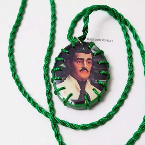 Malverde Necklace Escapulario de Hilo Jesus Malverde Scapular Verde New