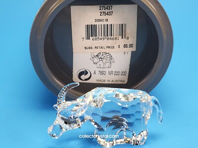 Swarovski Crystal Figurine Zodiac Ox 275437 | eBay