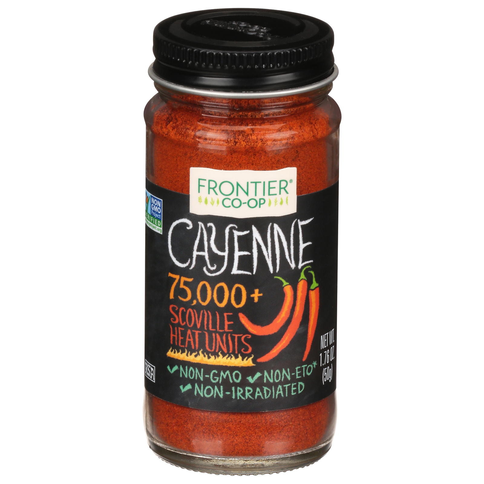 Frontier Herb Cayenne Pepper 90,000 HU Bottle 1.76 oz (Pack of 3)