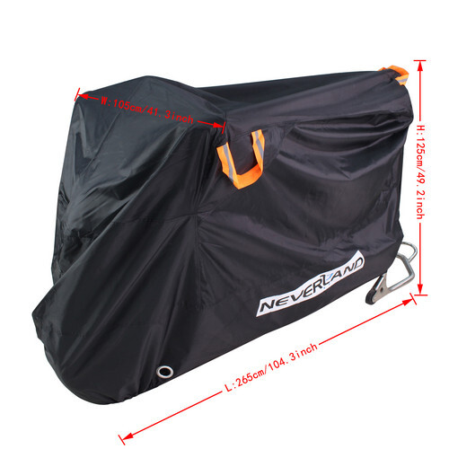 L-XXXL Motorcycle Motorbike Cover Waterproof Outdoor Sun Rain Dust UV Protector - Picture 4 of 22