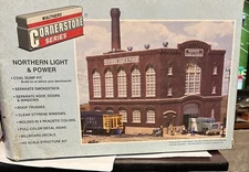 HO Scale Building Northern Light & Power Plant Factory  7x10x6 Walthers Unbuilt