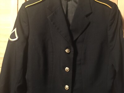 Army Service Uniform ASU Dress Blue Female Enlisted Jacket 8 WT | eBay